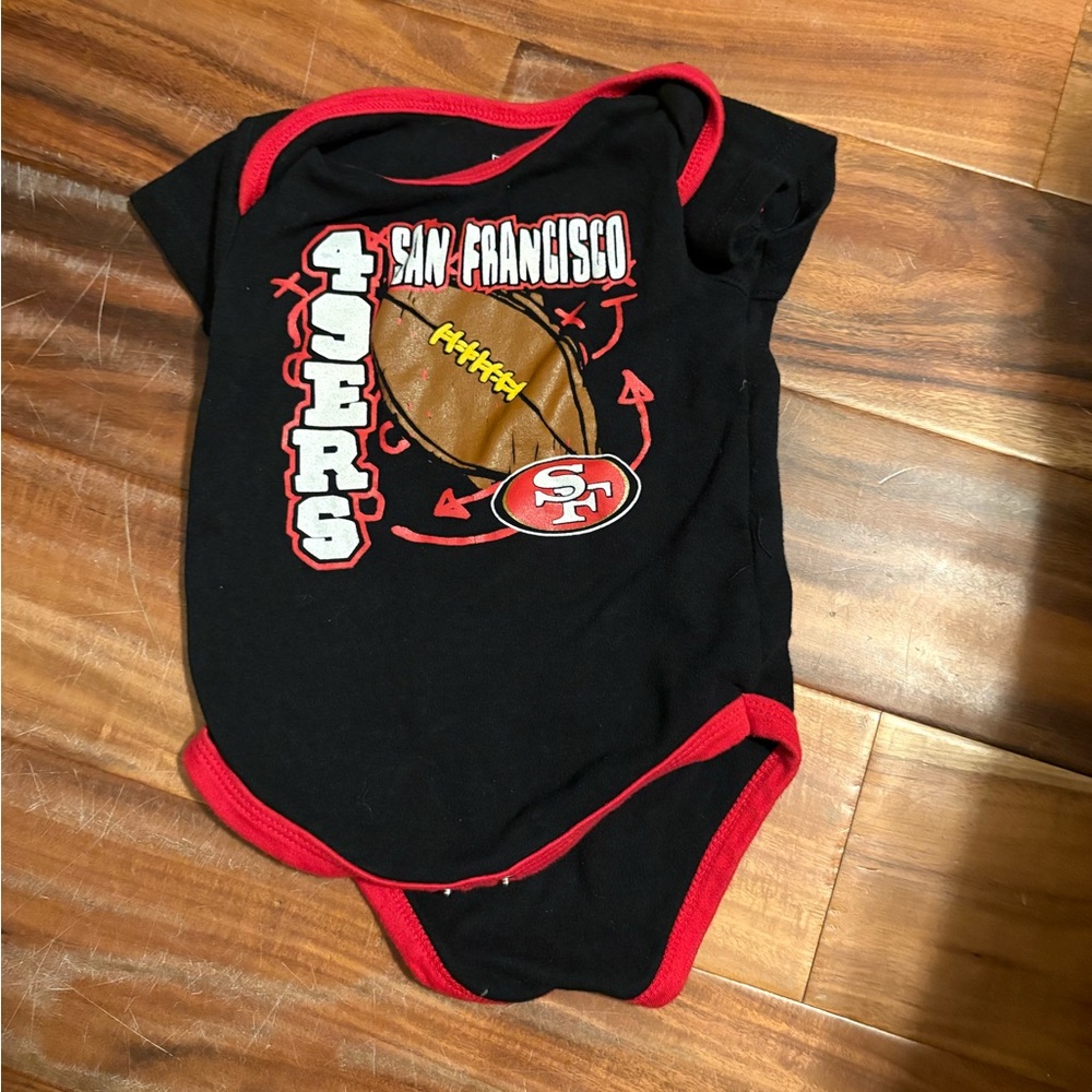 San Francisco 49ers Baby Bodysuit 12M NFL Football Onesie k1